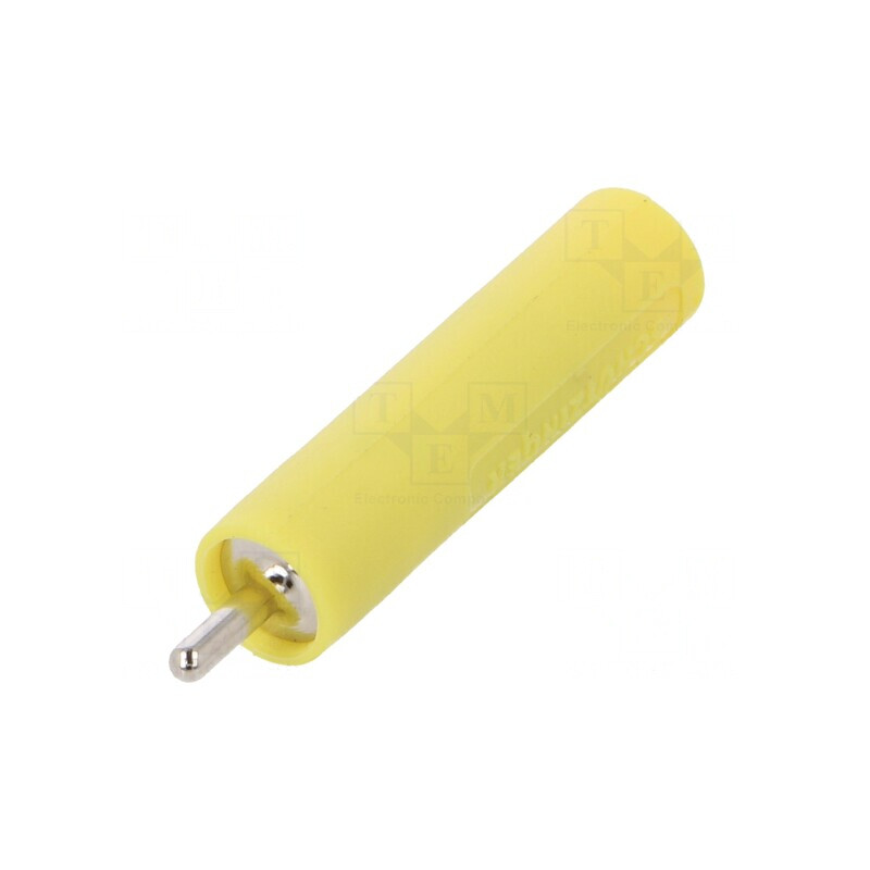 Soclu Banană 4mm Galbenă 20A 1kV | Electronic-mag.ro | Componente Electronice