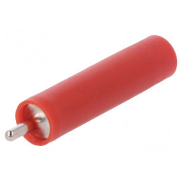 Soclu banană 4mm 20A roșu 1kV | Electronic-mag.ro | Componente Electronice