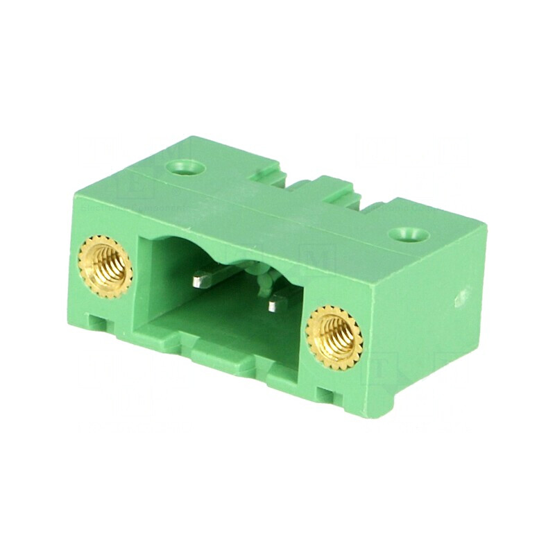 Regletă de Conexiuni Deconectabilă 5,08mm 2 Piste Tată Drept | Electronic-mag.ro | Componente Electronice