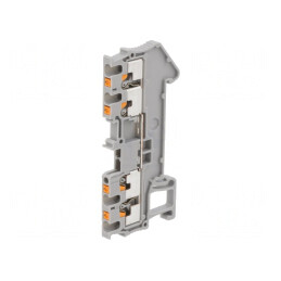 Conector Șine 0,14-1,5mm2 4 Borne Gri PT | Electronic-mag.ro | Componente Electronice
