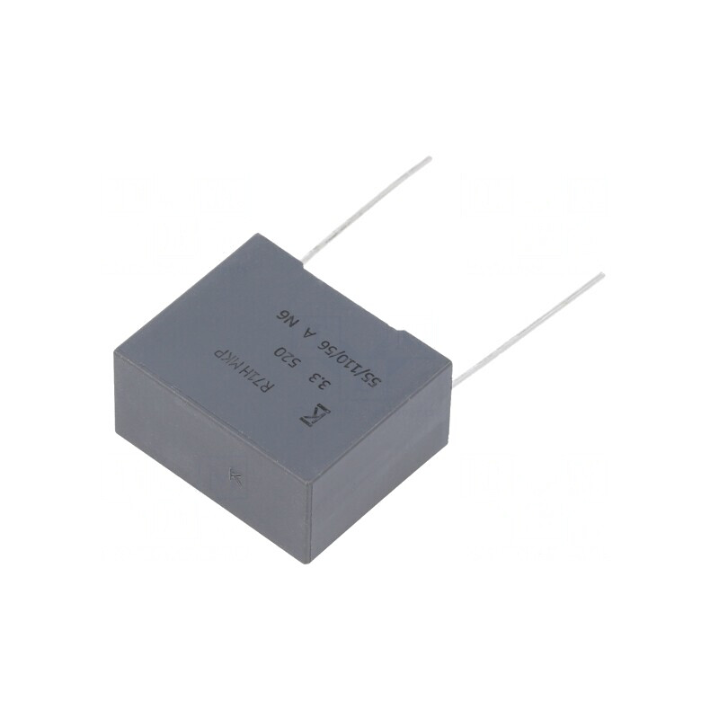 Condensator Polipropilenă 3,3uF THT 26,5x22x13mm ±10% | Electronic-mag.ro | Componente Electronice