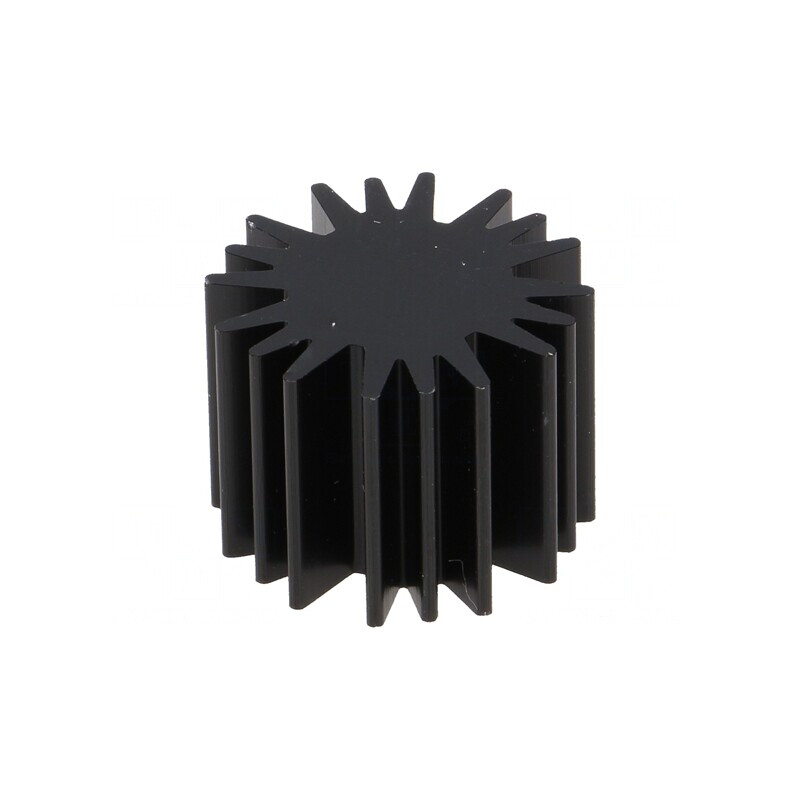 Radiator LED Negru 20mm x 15mm 6,3K/W | Electronic-mag.ro | Componente Electronice