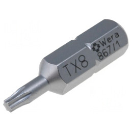 Capăt de șurubelniță Torx TX08 25mm | Electronic-mag.ro | Componente Electronice