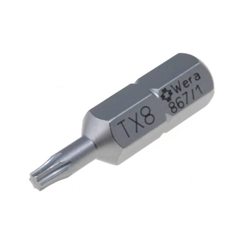 Capăt de șurubelniță Torx TX08 25mm | Electronic-mag.ro | Componente Electronice