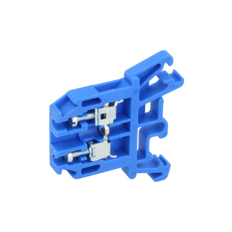 Conector Albastru de Îmbinare Șine 0,5-2,5mm2 2 Borne | Electronic-mag.ro | Componente Electronice