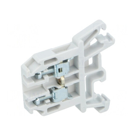 Conector Îmbinare Șine 0,5-2,5mm² 2 Borne Gri 690V | Electronic-mag.ro | Componente Electronice