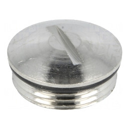 Capac de protecție alamă nichel PG13,5 IP68 | Electronic-mag.ro | Componente Electronice