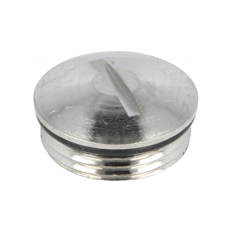 Capac de protecție alamă nichel PG13,5 IP68 | Electronic-mag.ro | Componente Electronice