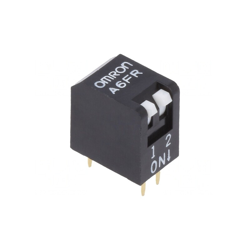 Comutator DIP-SWITCH 2 Secțiuni ON-OFF 24VDC | Electronic-mag.ro | Componente Electronice