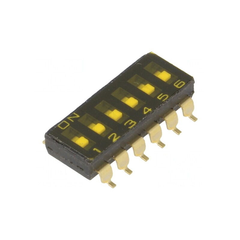 Comutator DIP-SWITCH 6 secțiuni ON-OFF 24VDC | Electronic-mag.ro | Componente Electronice Comutator DIP-SWITCH 6 secțiuni ON-OFF 24VDC | Electronic-mag.ro | Componente Electronice