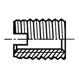 Adaos filetat; oțel inoxidabil A1; M4; BN 2708; Lung: 8mm; Pas: 0,7