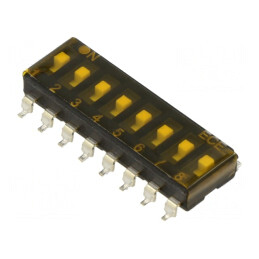 Comutator DIP-SWITCH 8 Secțiuni OFF-ON 24VDC | Electronic-mag.ro | Componente Electronice