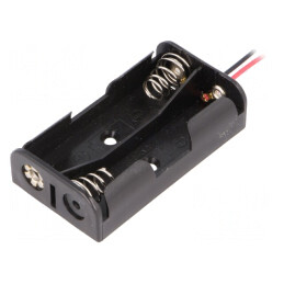 Suport Baterii AA R6 cu Cabluri 150mm | Electronic-mag.ro | Componente Electronice