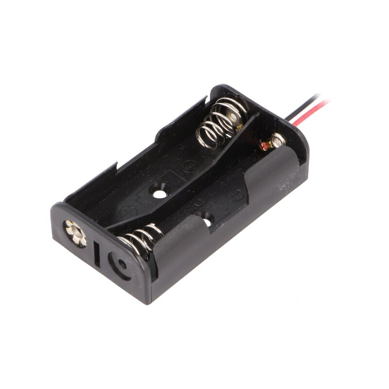 Suport Baterii AA R6 cu Cabluri 150mm | Electronic-mag.ro | Componente Electronice