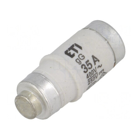 Siguranță ceramică gG 35A D02 400VAC 250VDC | Electronic-mag.ro | Componente Electronice