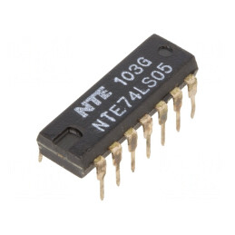 Circuit Integrat Digital 6 Canale TTL DIP14 Output Colector Deschis | Electronic-mag.ro | Componente Electronice