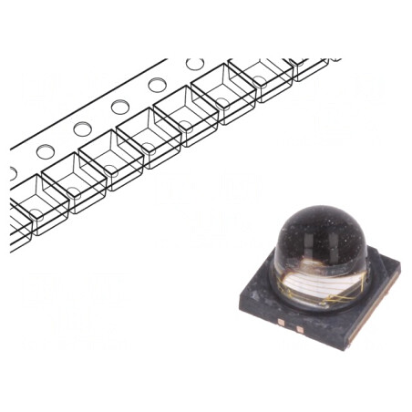 LED UV Putere 3W 700mA 400-410nm | Electronic-mag.ro | Componente Electronice