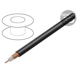 Cablu coaxial RG59 negru 100m | Electronic-mag.ro | Componente Electronice