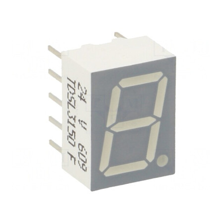 Afişaj LED 7 Segmente 10mm Portocaliu-Roşu | Electronic-mag.ro | Componente Electronice
