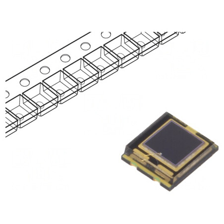 Fotodiodă PIN SMD 940nm 130° Albastră | Electronic-mag.ro | Componente Electronice