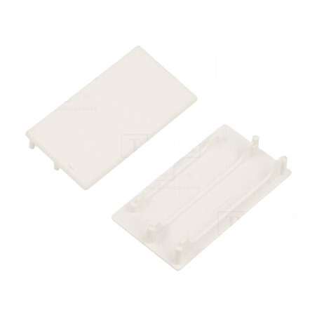 Obturator Alb pentru Profile LED 2 Bucati ABS LOWI | Electronic-mag.ro | Componente Electronice