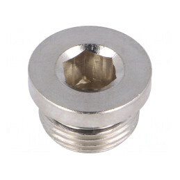Obturator Alamă Nichelată 75bar G 3/8 cu O-ring | Electronic-mag.ro | Componente Electronice