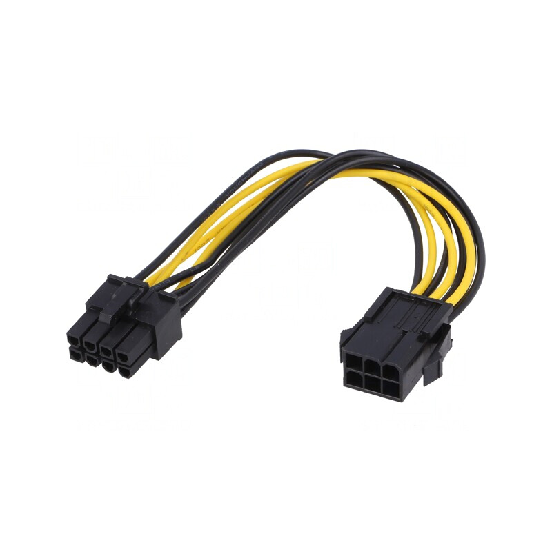Cablu Alimentare PCIe 6pin-8pin 0.2m | Electronic-mag.ro | Componente Electronice Cablu Alimentare PCIe 6pin-8pin 0.2m | Electronic-mag.ro | Componente Electronice