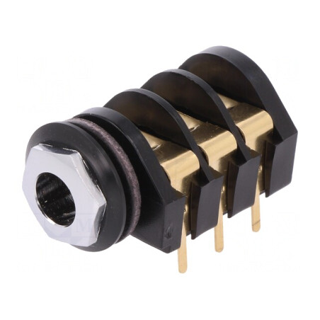 Soclu Jack 6,3mm Stereo cu Întrerupător Triplu | Electronic-mag.ro | Componente Electronice