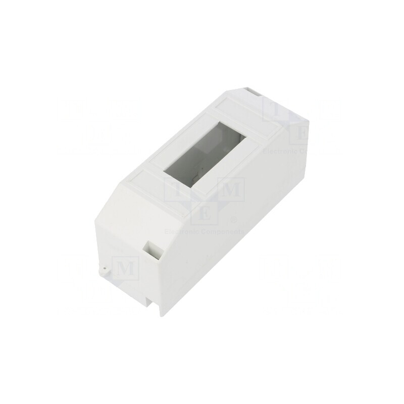 Carcasă aparatură modulară IP20 albă 2 module 400V | Electronic-mag.ro | Componente Electronice