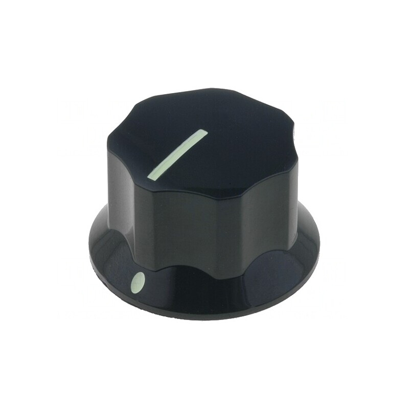 Buton rotativ negru cu indicator bachelită 6mm | Electronic-mag.ro | Componente Electronice Buton rotativ negru cu indicator bachelită 6mm | Electronic-mag.ro | Componente Electronice