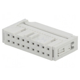 Mufă IDC Mamă 18 PIN Aurită 1,27mm | Electronic-mag.ro | Componente Electronice