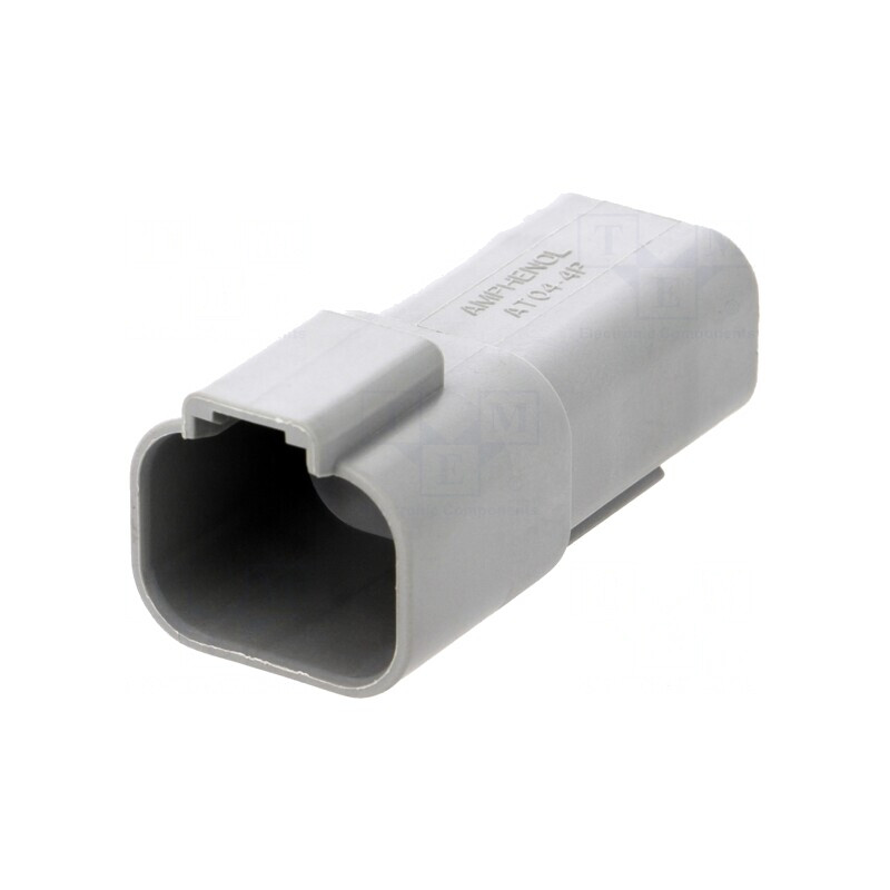 Conector cablu-cablu IP67 4 PIN gri | Electronic-mag.ro | Componente Electronice