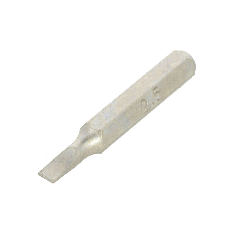 Capăt de şurubelniţă plată 2,5x0,4mm 27mm | Electronic-mag.ro | Componente Electronice