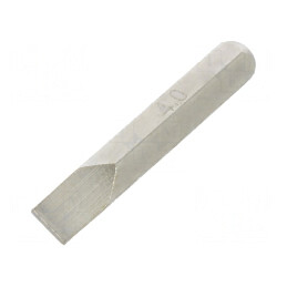 Capăt de șurubelniță plată 4,0x0,8mm 27mm | Electronic-mag.ro | Componente Electronice