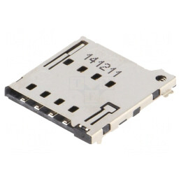 Conector pentru carduri Micro SIM 8 PIN SMT Push-Push