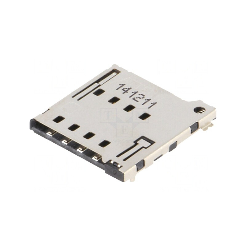 Conector pentru carduri Micro SIM 8 PIN SMT Push-Push | Electronic-mag.ro | Componente Electronice