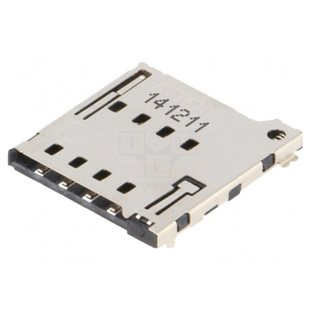 Conector pentru carduri Micro SIM 8 PIN SMT Push-Push | Electronic-mag.ro | Componente Electronice