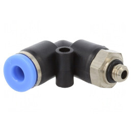 Racord Push-in în Unghi M5 BLUELINE | Electronic-mag.ro | Componente Electronice