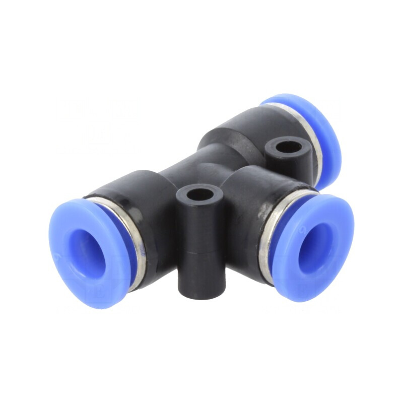 Racord Push-In T Ramificație 0,95-15bar PBT Blueline | Electronic-mag.ro | Componente Electronice