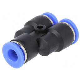 Racord Push-in în Y 15bar PBT Blueline | Electronic-mag.ro | Componente Electronice