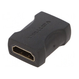 Adaptor HDMI 1.4 Negru Soclu Ambele Părți | Electronic-mag.ro | Componente Electronice