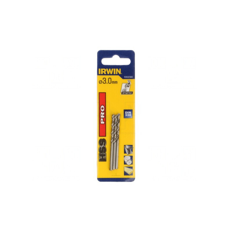 Burghiu Metal 3mm HSS PRO - Set 3 Bucăți | Electronic-mag.ro | Componente Electronice