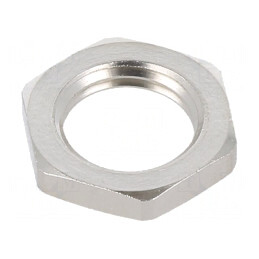 Piuliță M10 Alamă 17mm Filet Metric Pas 1 | Electronic-mag.ro | Componente Electronice