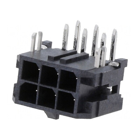 Conector Micro-Fit 3.0 6-Pin 2x3 | Electronic-mag.ro | Componente Electronice
