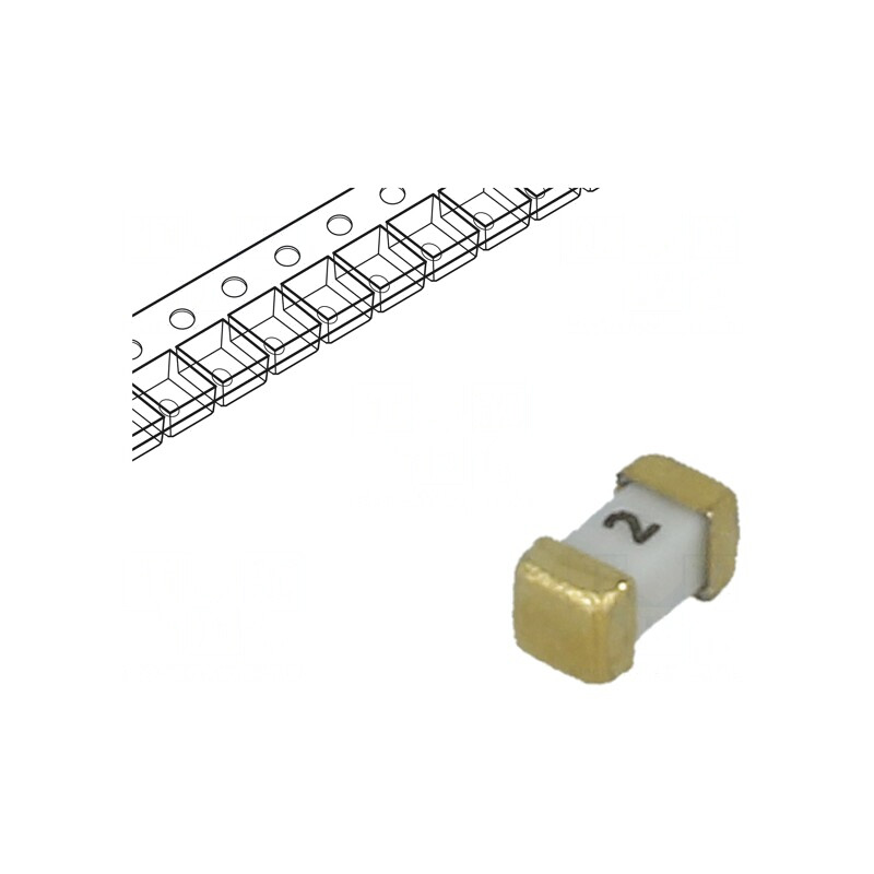 Siguranță Ultra-Rapidă 2A 48VAC 75V 75VDC SMD