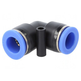 Racord Push-in Unghi Alamă Nichelată PBT | Electronic-mag.ro | Componente Electronice