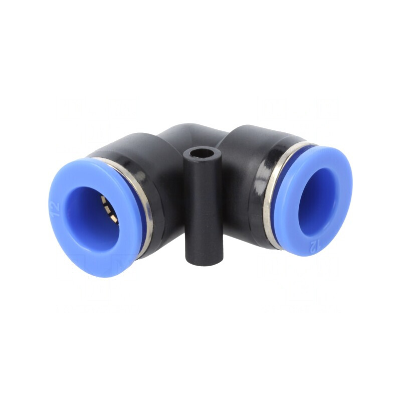 Racord Push-in Unghi Alamă Nichelată PBT | Electronic-mag.ro | Componente Electronice