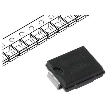 Diodă TVS 5kW 25.65V 300A Unidirecţională SMC Rola/Banda | Electronic-mag.ro | Componente Electronice