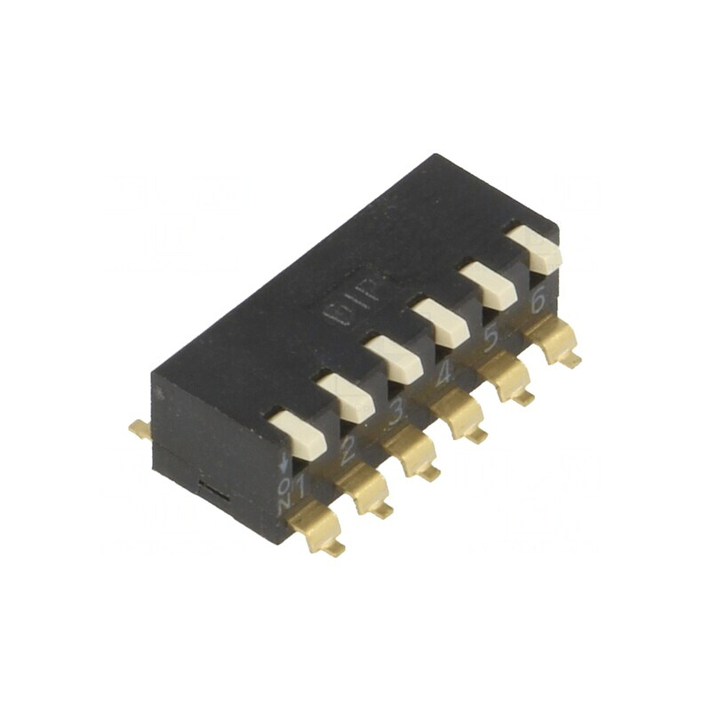 Comutator DIP-SWITCH 6 Secțiuni ON-OFF 0,025A 24VDC | Electronic-mag.ro | Componente Electronice Comutator DIP-SWITCH 6 Secțiuni ON-OFF 0,025A 24VDC | Electronic-mag.ro | Componente Electronice