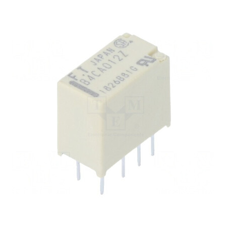 Releu Electromagnetic DPDT 12VDC 2A THT | Electronic-mag.ro | Componente Electronice